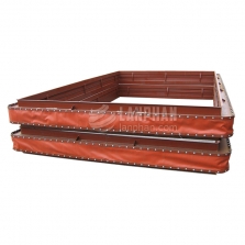 DN20~3000mm rectangular fabric fiber expansion joint 